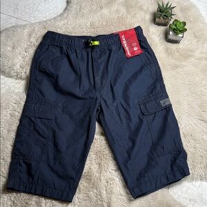 NWT UnionBay Cargo Shorts Kids Large 14/16 Blue